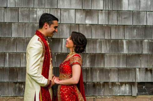 Groom and bride