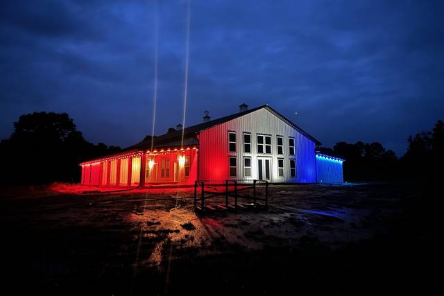 COLORED EXTERIOR LIGHTS