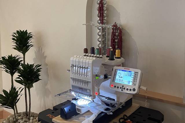 Embroidery setup
