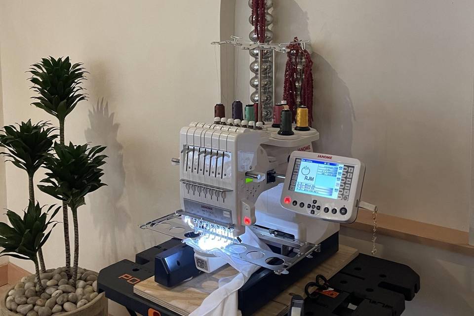 Embroidery setup