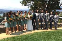 Wedding party photo