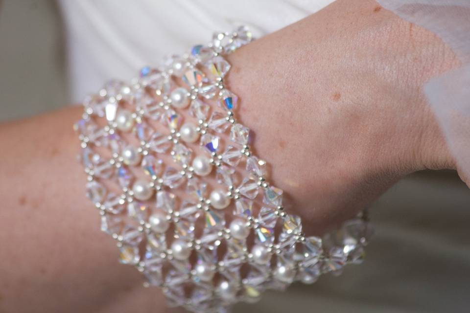 Magnificent creation made up of pearls