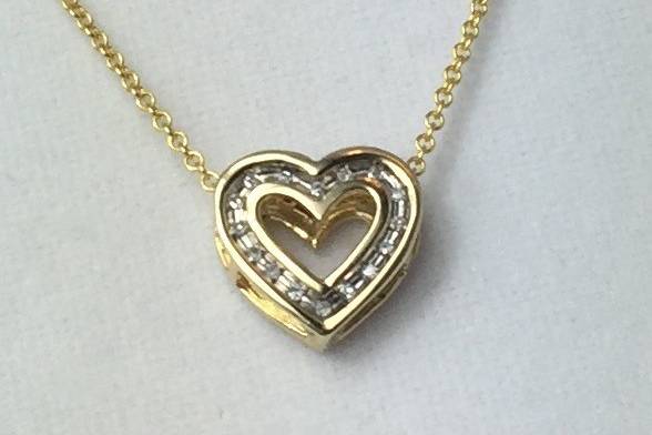 GLITTERING HEART SET