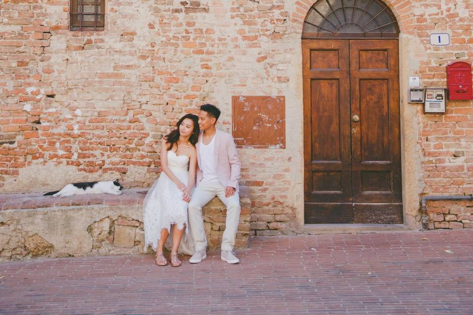 Tuscany elopement