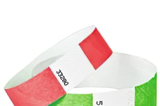 Tyvek wristbands