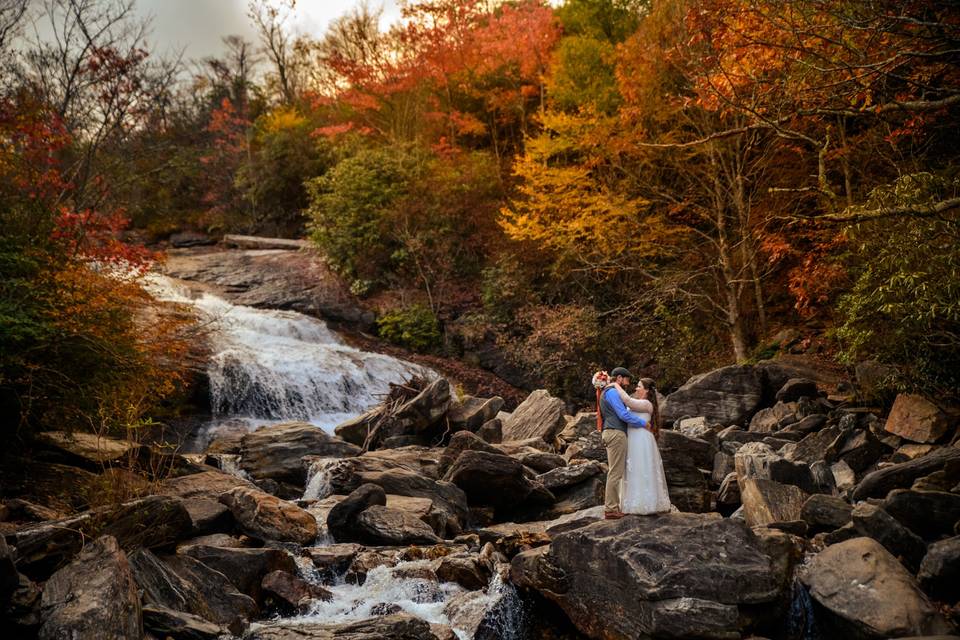 Fall wedding portraits