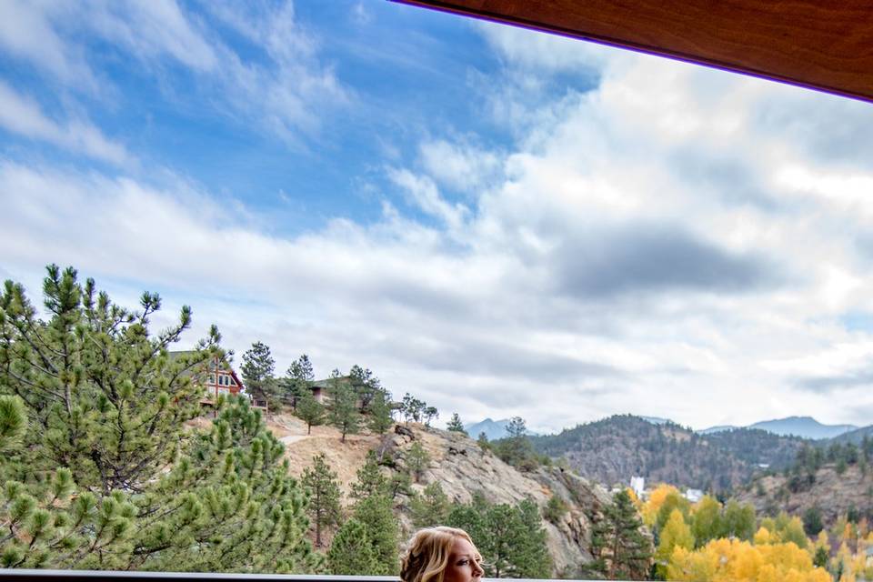 Bridal suite balcony