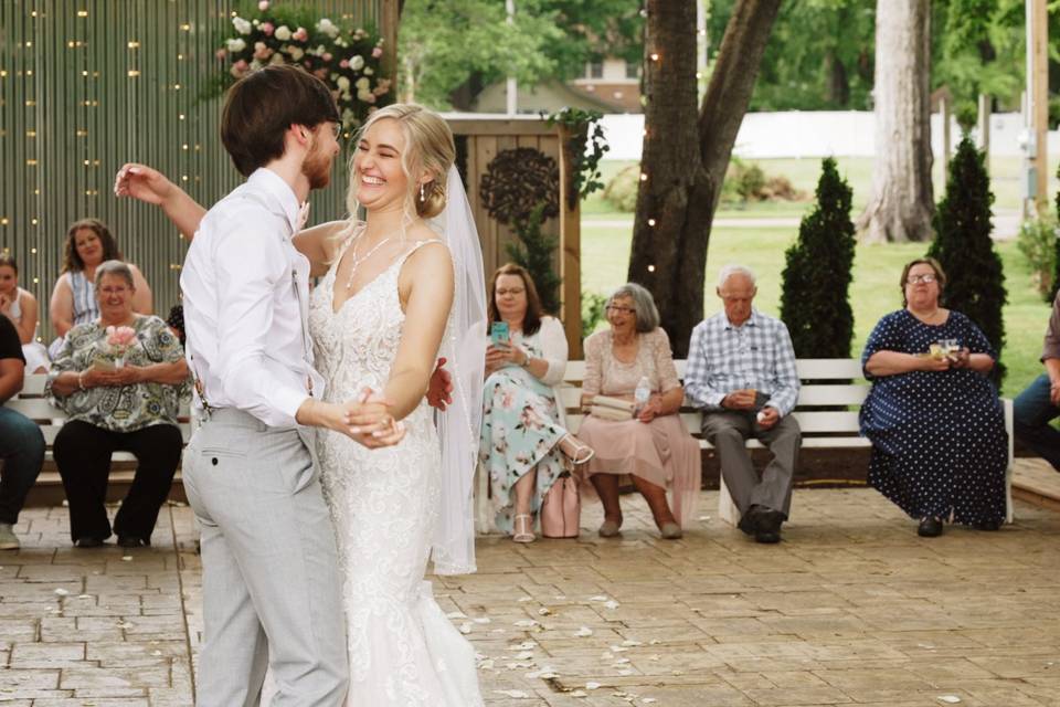 1st Dance at Pam's Meadow