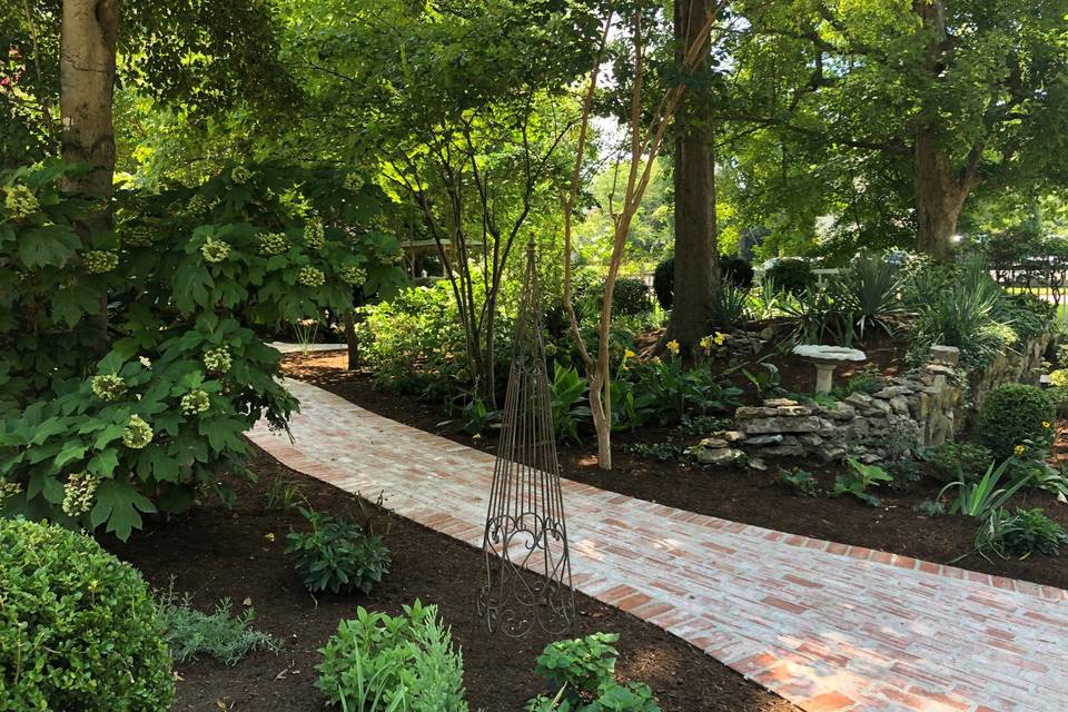 Pathway to Ceremony Pergola