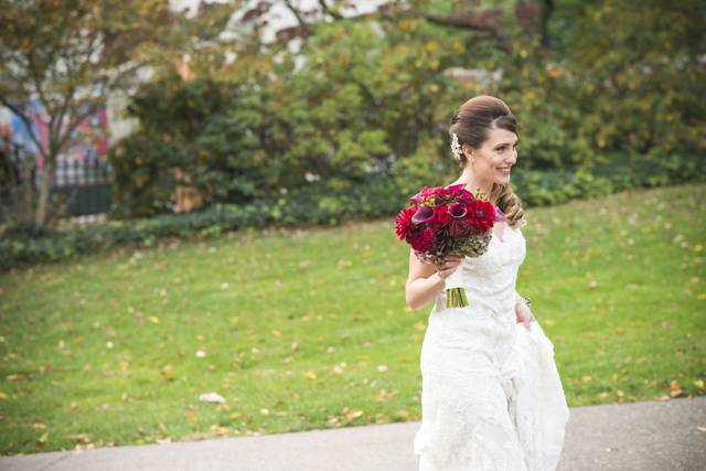 The bride in white