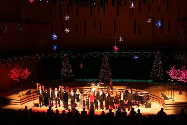 Curtain Call after Heidi Joy's 9th annual Holiday Joy Concert at the Holland Performing Arts Center, 2008