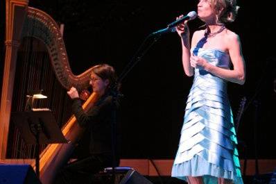 Heidi Joy singing at her 9th annual Holiday Joy Concert, held at the Holland Performing Arts Center, 2008
