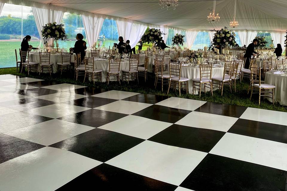 Black & White Dance Floor