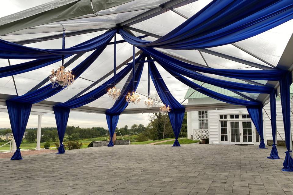 CLEAR TENT OVER PATIO IN VA