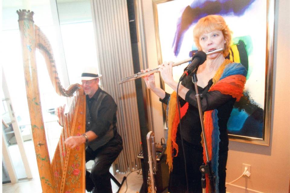 Kat Epple - flute and harp