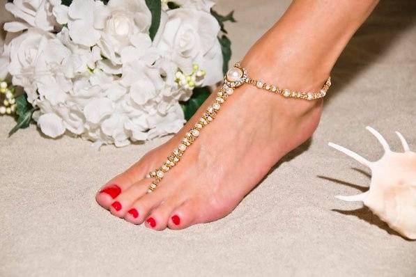 Jewels by Jan Elegant Bridal Foot Jewelry