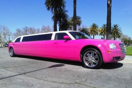 Hot pink car