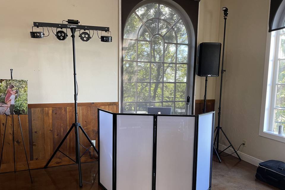 Small venue setup