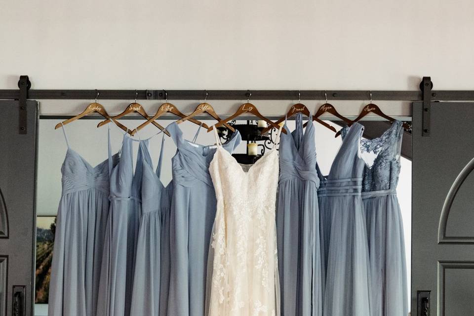 Wedding and Bridemaids Dresses