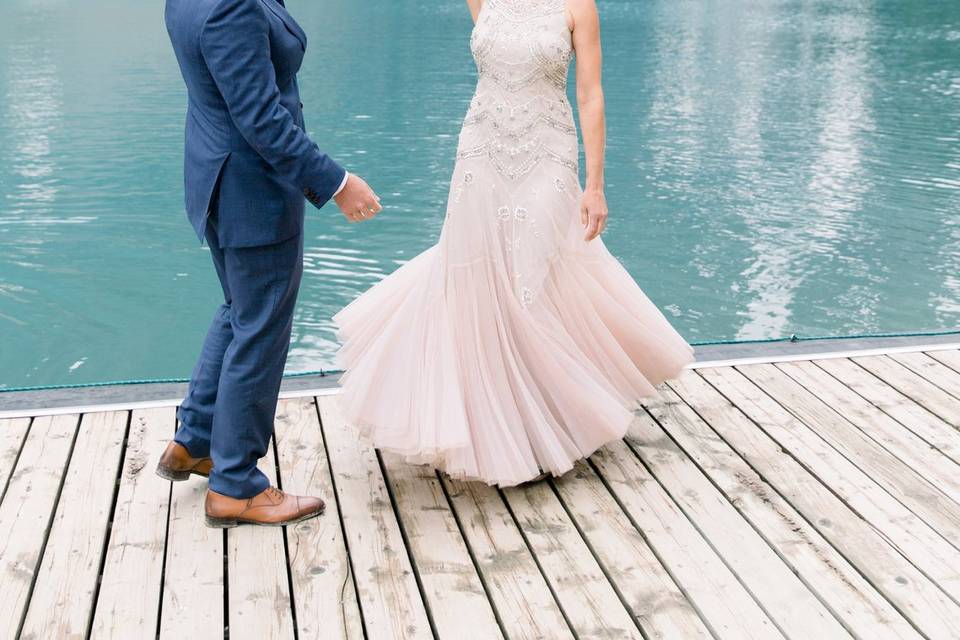 Lake Moraine Wedding