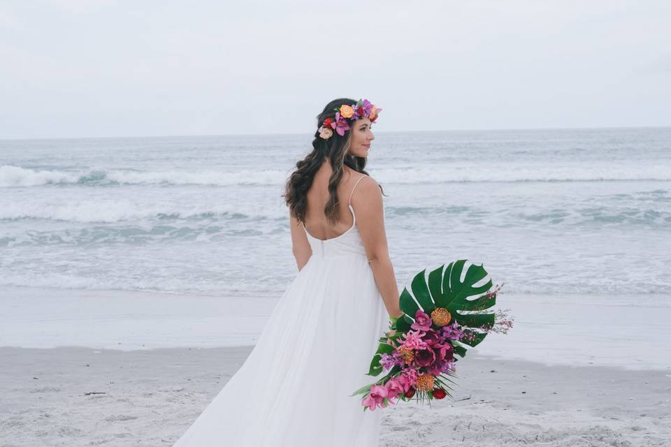 Beach Bridal Portrait