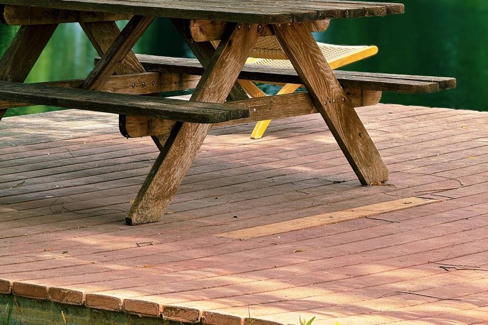 Picnic on the dock