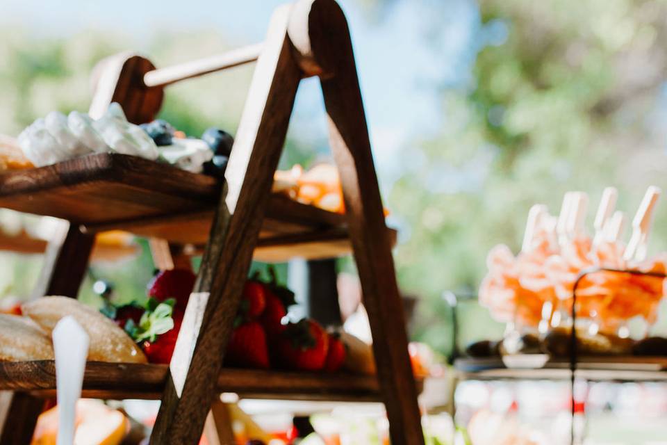 Appetizer grazing table