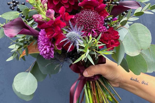 R+D's Autumn Bridal Bouquet