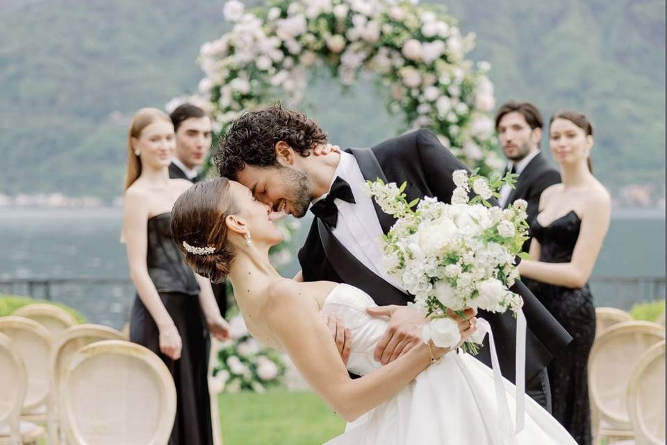 Wedding at villa Balbiano
