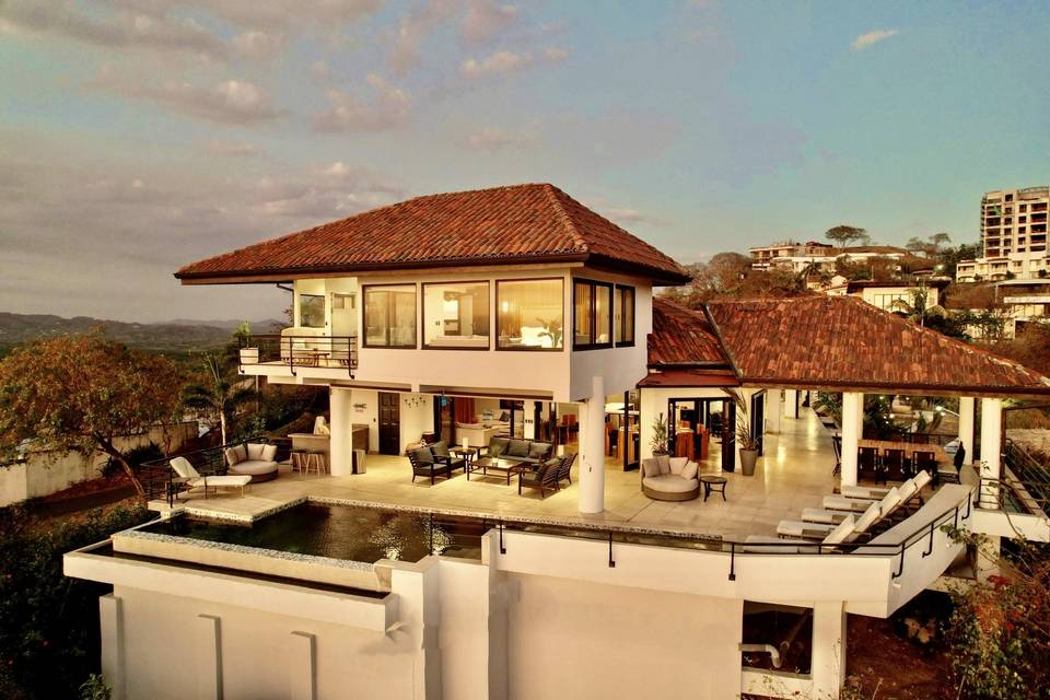 Front view of Villa