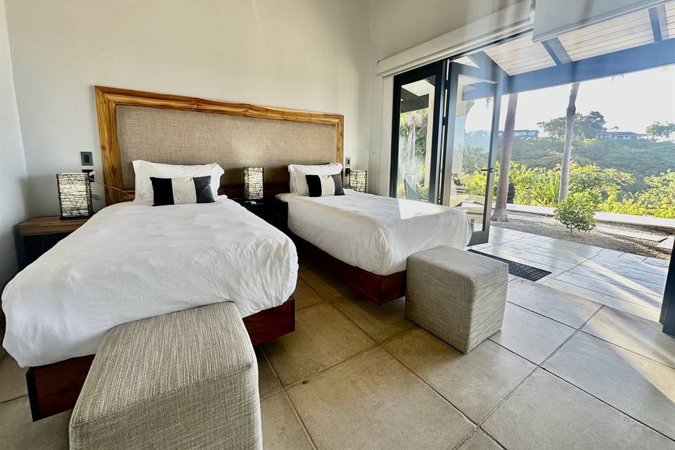 Two twin bed option