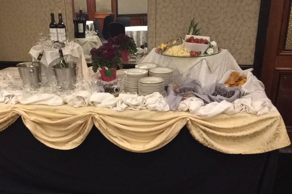 Wine & Cheese Display