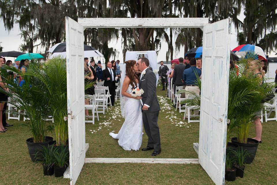 Wedding kiss