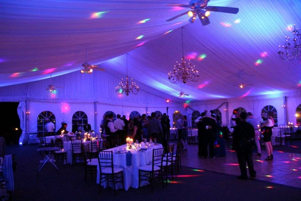 Reception lighting