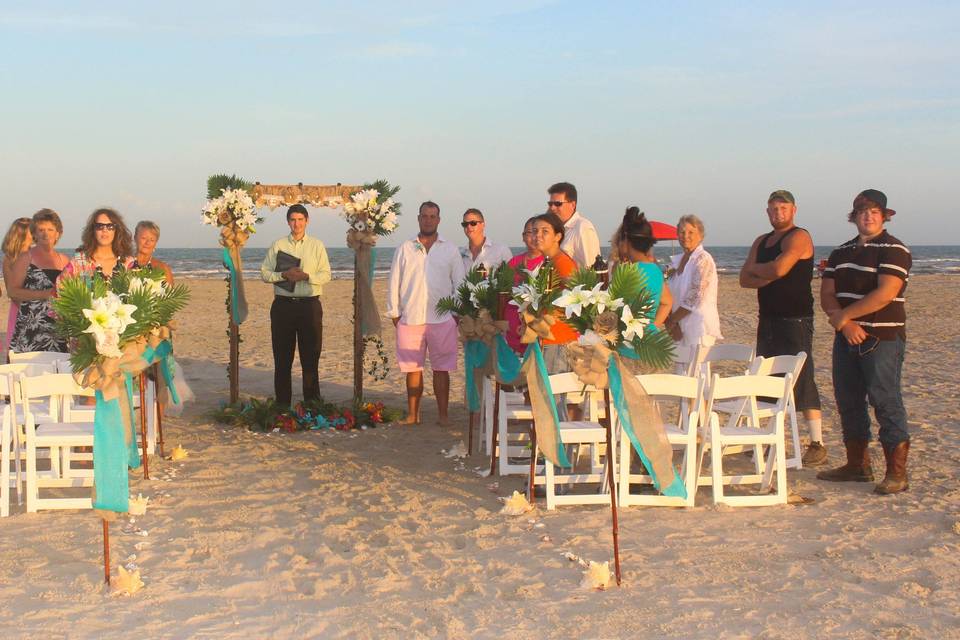 Port Aransas Beach Wedding Company