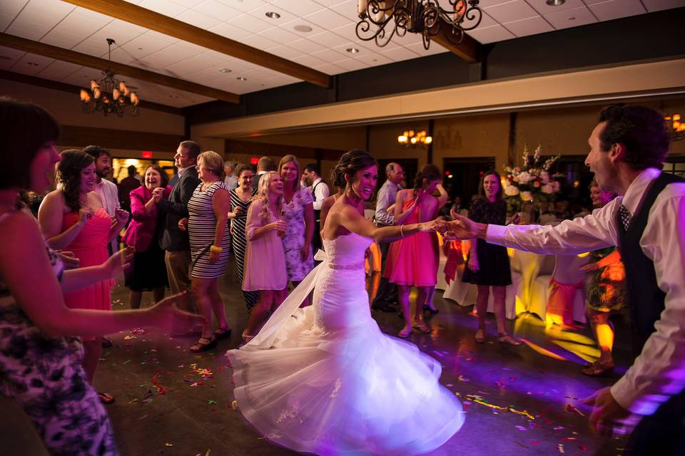 Couple on the dancefloor