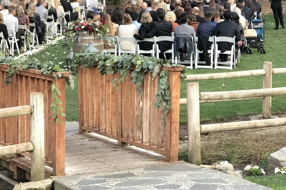 Outdoor ceremony