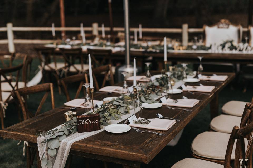 Reception Tables