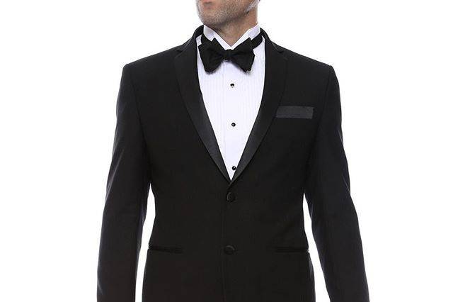 Black Tux available at Bravo Suit and Tux