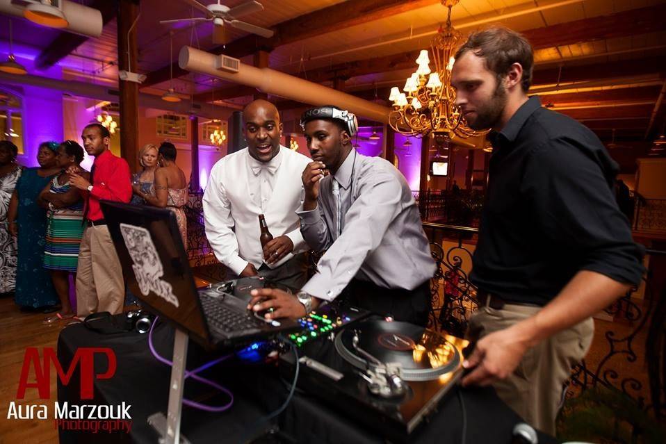 The wedding DJ