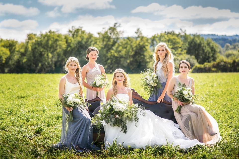The bridal party - Korver Photography