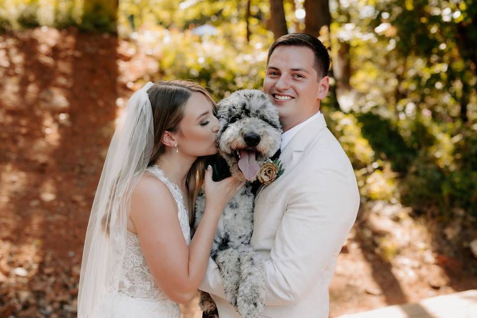 Pet friendly wedding venue