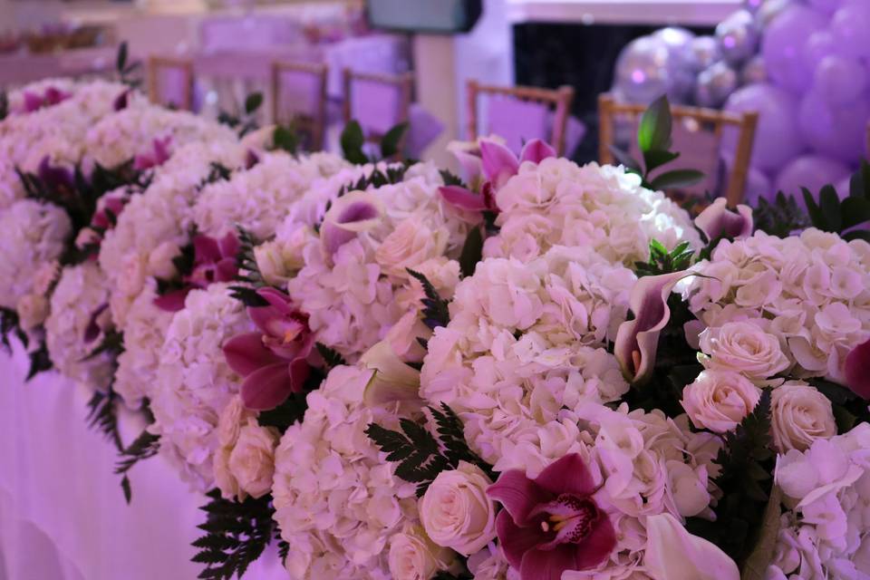 Floral Decorations for table