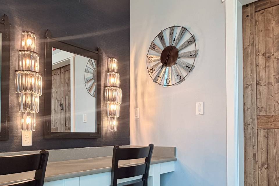 Groom's Lounge Vanity