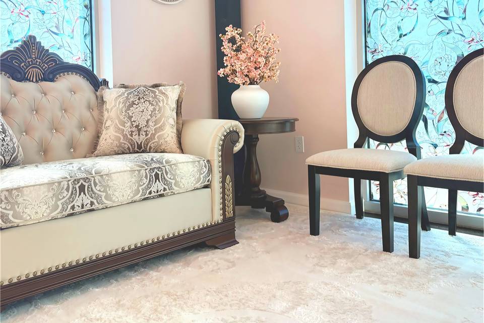 Bridal Room Seating