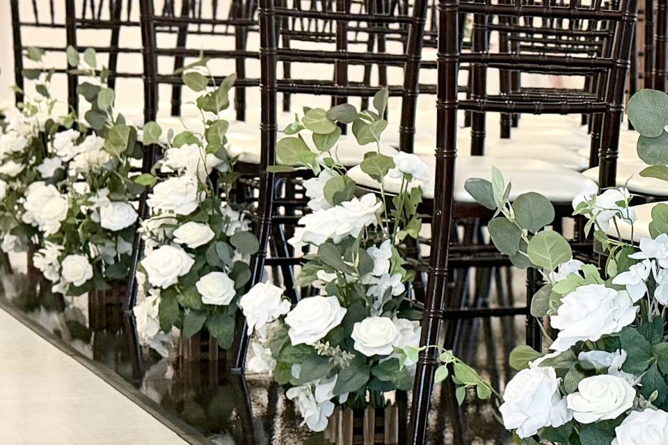 Wedding Aisle Florals