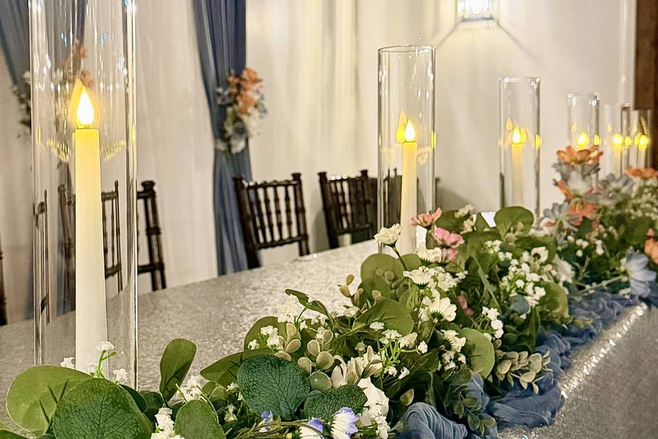 Wedding Dinner Head Table