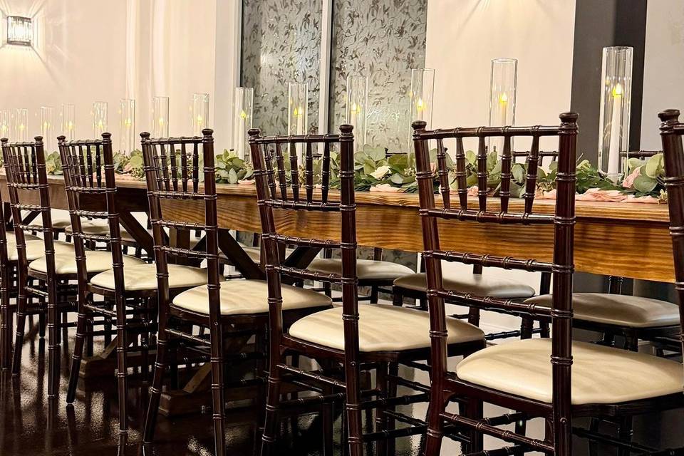 Wedding Reception Set-Up