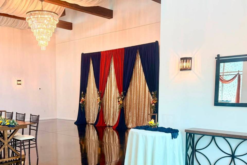 Fall Wedding Reception