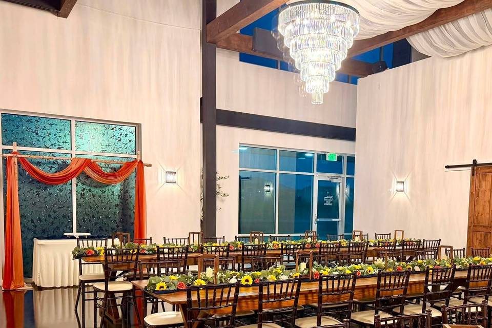 Fall Wedding Reception